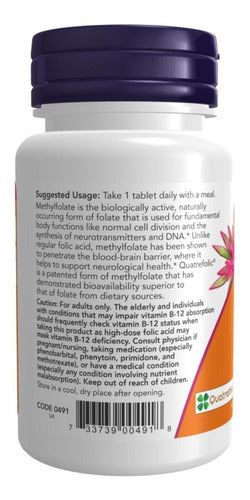 Now - Metilfolato 1000mcg 90caps