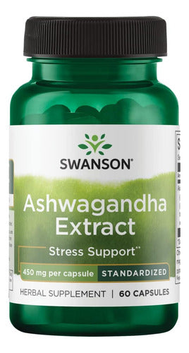 Swanson Ashwagandha Extract - Standarized 450mg - 60 Caps