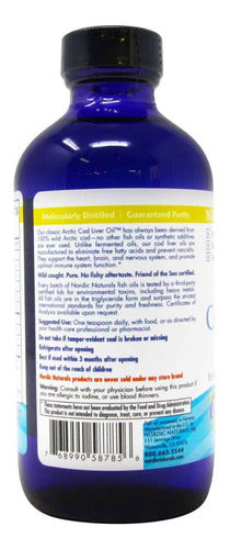 Nordic Naturals - Aceite De Hígado De Bacalao + Vit D 1060mg