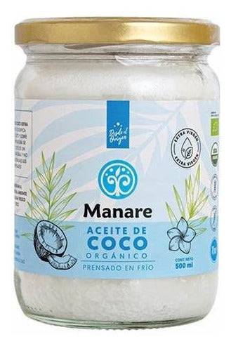Manare- Aceite De Coco Orgánico  500ml