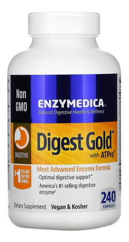 Enzymedica - Digest Gold Con Atpro 240 Cápsulas