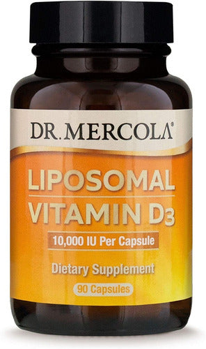 Dr. Mercola, D3 Liposomal, 10.000 Ui 90 Cáps (3 Meses)