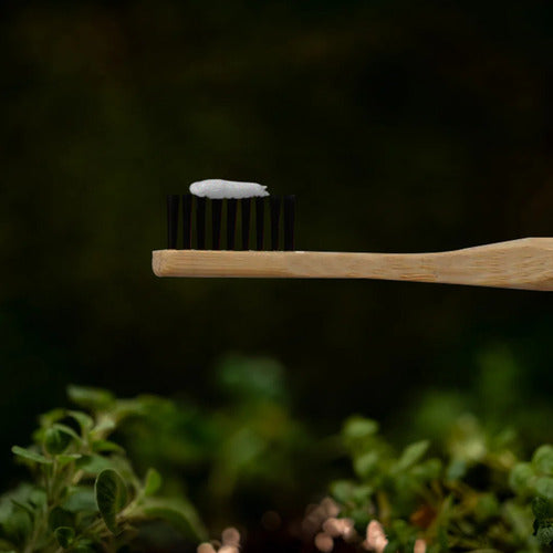 Biobrush- Cepillo De Dientes De Bambú Medio Negro