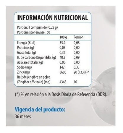 Newscience - Vitamin Up Zinc 60 Comprimidos
