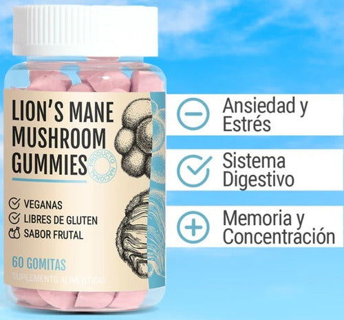 Newpharma - Melena De León Mushroom 138g 60 Gomitas