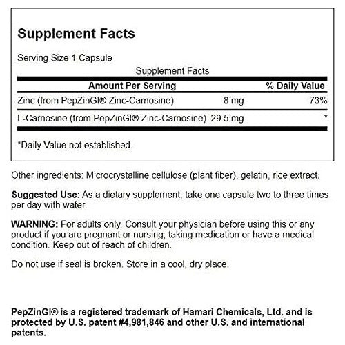 Swanson- Zinc Carnosine 60caps
