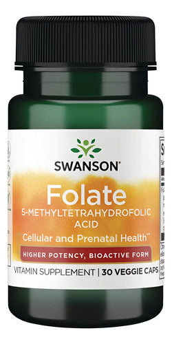 Swanson- Ultra Folate Quatrefolic 30 Cápsulas