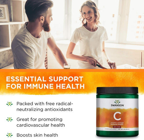 Swanson- Vitamina C Polvo 454 gramos