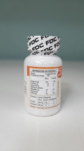 Fdc- Papaya Natural Masticable 100 Comprimidos 