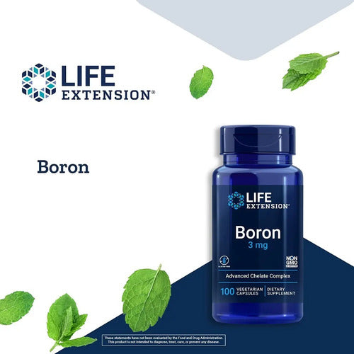 Boron 3 Mg Quelado Con Vitamina B12 Riboflavina Sin Sabor
