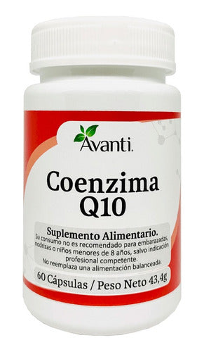 Avanti- Coenzima Q10 10 Miligramos 60 Cápsulas