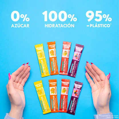 Amazing Care - 12x Electrolitos Bebida Hidratante Naranja
