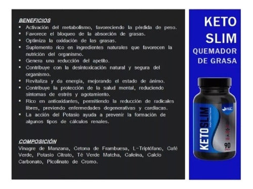 FNL- Keto Slim (Keto Blue) 90 Cápsulas