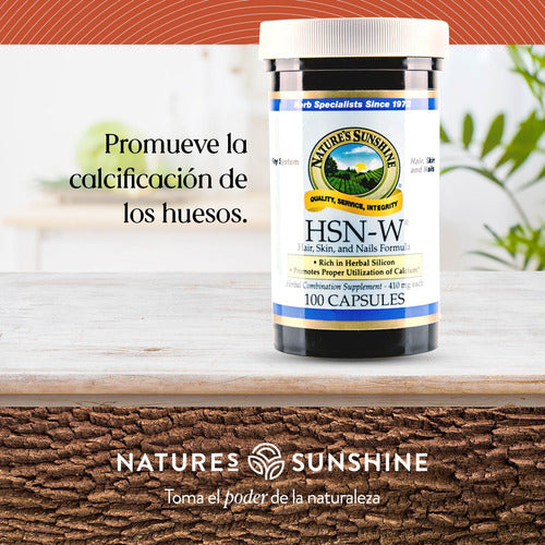 Natures Sunshine - Hsn-w (cabello, Piel, Uñas) 100 Caps