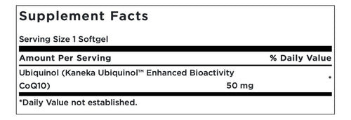 Ubiquinol 50mg Soft Gel 60caps Swanson Usa