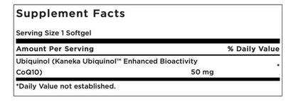 Ubiquinol 50mg Soft Gel 60caps Swanson Usa