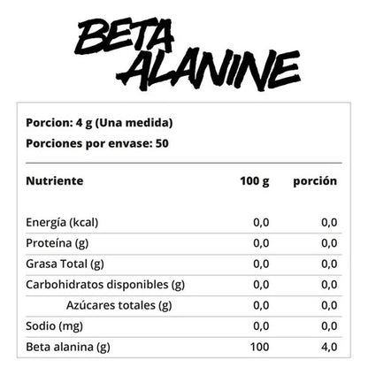 Spartan - Beta Alanine  200gr