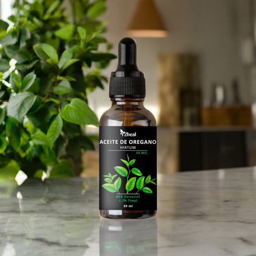 2heal - Aceite De Orégano Carvacrol Y Timol  Vegano 30 Ml