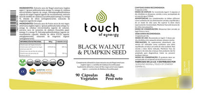 Touch Of Synergy - Black Walnut & Pumpkin Seed 90 Caps