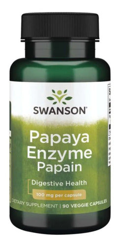 Swanson- Papaya Papaina Enzima Digestiva 100mg 90 Capsulas