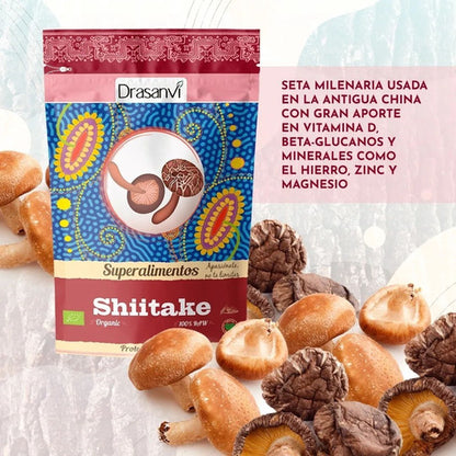 Drasanvi - Shiitake Bio Doypack 125 Gramos