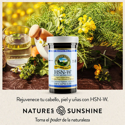 Natures Sunshine - Hsn-w (cabello, Piel, Uñas) 100 Caps