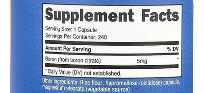 Nutricost - Boron 5 Mg 240 Capsulas N/a