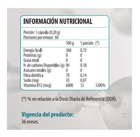 Newscience - Vitamin Up Vitamina B12 60 Casulas