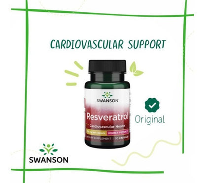 Swanson - Resveratrol Higher Potency 250mg 30 Caps
