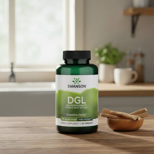 Swanson - High Potency Dgl (regaliz)  Licorice Root 90 Caps Sin Sabor