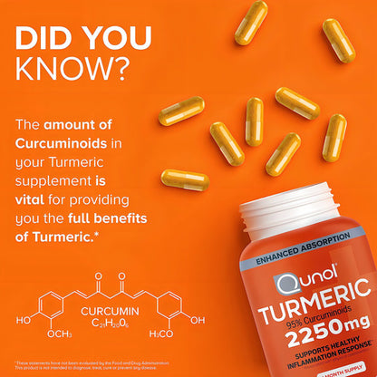 Qunol Turmeric Curcumin 2250mg Alta Potencia N/a