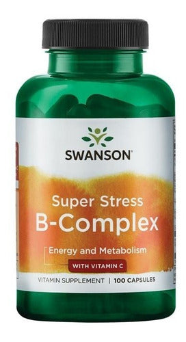 Swanson  B-complex Super Estress Con Vitamina C 100 Caps