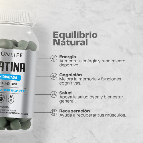 Karun Life - Creatina Monohidratada 150 Gomitas Arándano