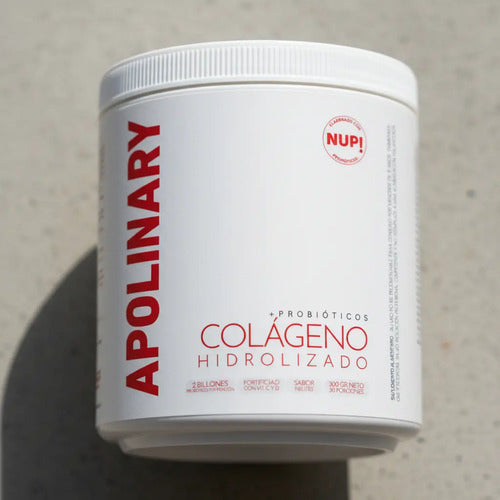 Nup!- Apolinary Colágeno Hidrolizado + probióticos- 300 Gramos Berries