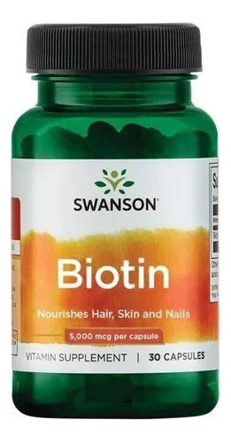 Swanson- Biotina 5000mcg 30 Cápsulas