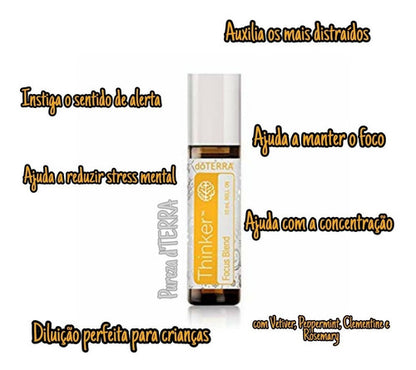 Aceite Esencial Doterra Thinker Mezcla Para La Concentración