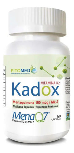 Fitomed- Kadox Vitamina K2 Menaquinona 60 Capsulas