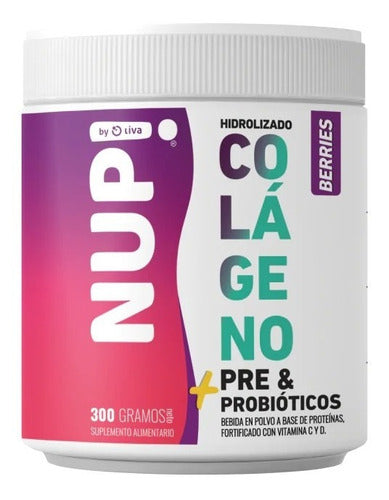 Nup!- Colágeno Hidrolizado + pre & Probióticos- 300 Gramos