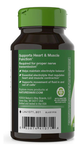 Natures Way - Potasio 85mg 100 Capsulas N/a
