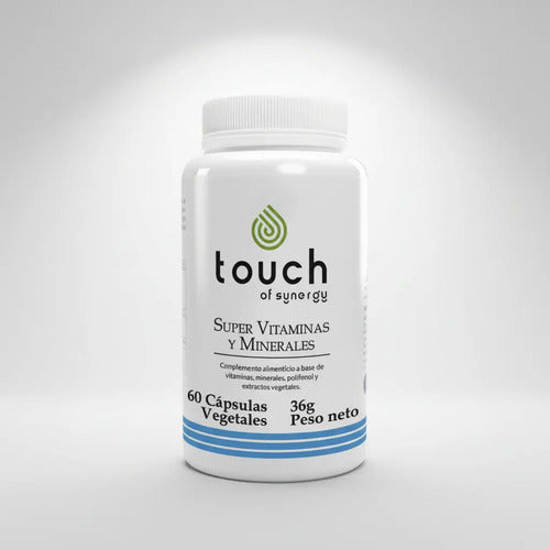 Touch - Super Vitaminas Y Minerales 60 Cápsulas N/a