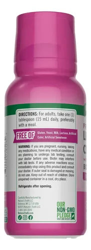 Nature's Truth - Colágeno Líquido Biotina + Vitamina C 237ml Bayas