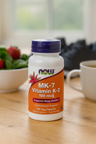 Now Foods - Mk-7 Vitamina K-2, 100 Mcg, 120 Capsulas Veg N/a