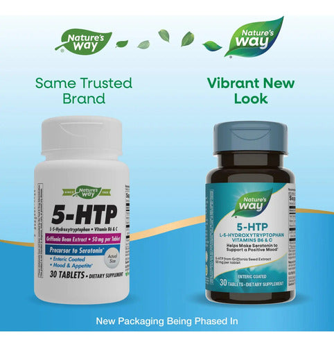 Natures Way - 5-htp + Vit C + B6 (30 Capsulas) N/a