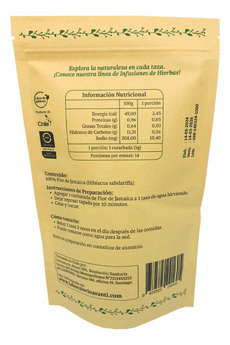 Avanti- Infusión Flor De Jamaica 70 Gramos