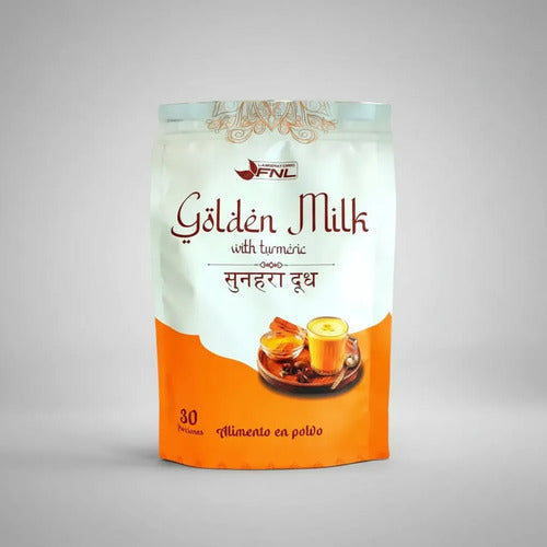 FNL- Golden Milk (leche Dorada) 270g 30 Porciones.