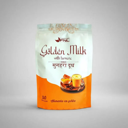 FNL- Golden Milk (leche Dorada) 270g 30 Porciones.