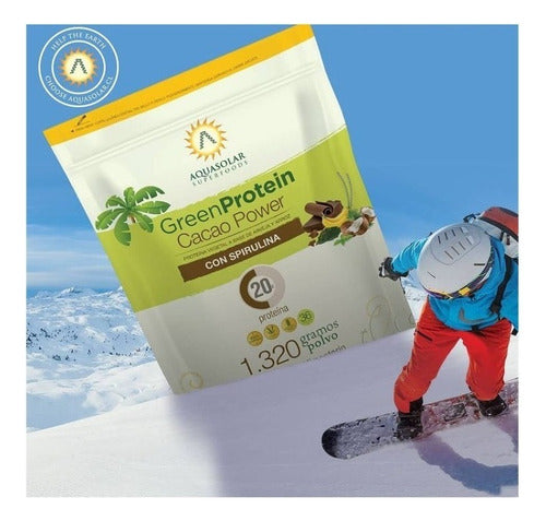 Aquasolar - Suplemento Green Proteín Cacao Power