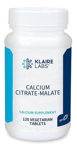 Calcio Citrato - Malate 120 Tabletas - Klaire Labs