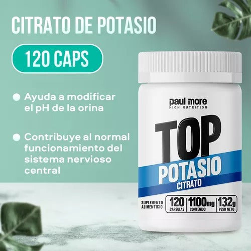 Paul More- Top Potasio 1100mg 120 Cápsulas