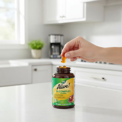 Natures Way Alive B-complex Complejo B Gomitas 60 Unidades Mango
